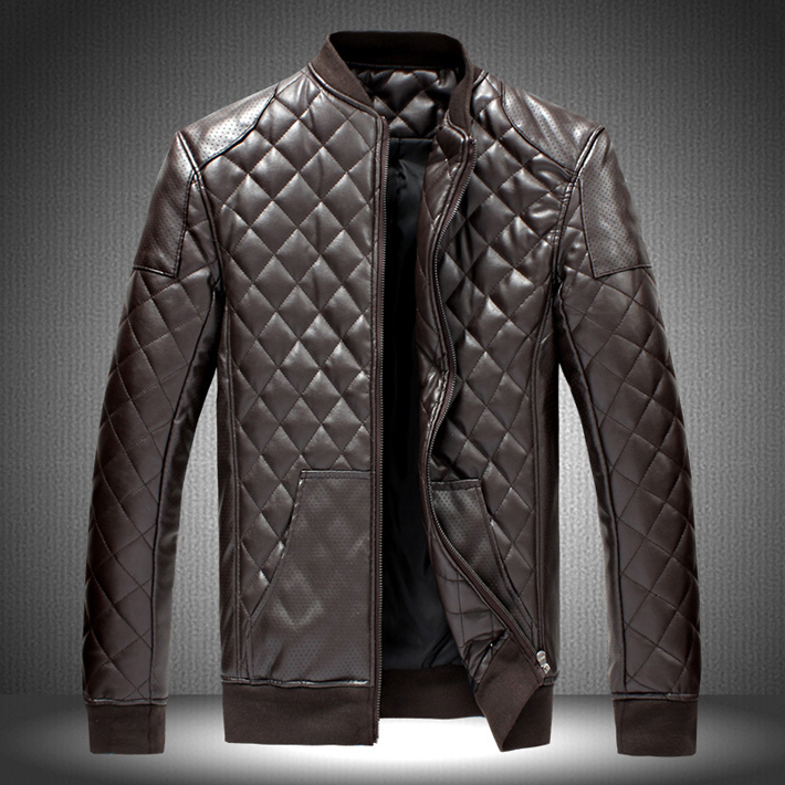  PU   ܿ 2015  Żǰ  м 귣 ÷  M-5XL     MOTOCYCLE Ʈ 084/Men PU Leather Jacket Winter 2015 New Autumn Spring Fashion Brand P